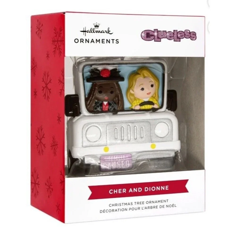 New Hallmark Ornaments Clueless Cher & Dionne Christmas Tree Ornament